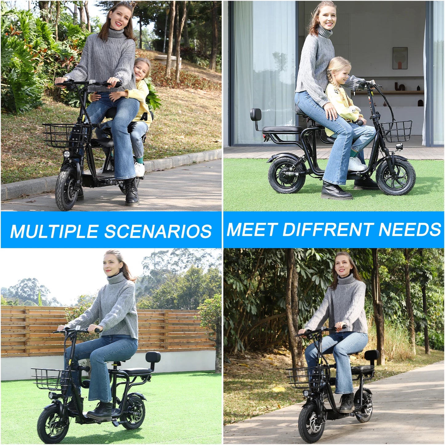 EILLEO SPACEWALK 36V Electric Scooter With Adjustable Seat And Brakes