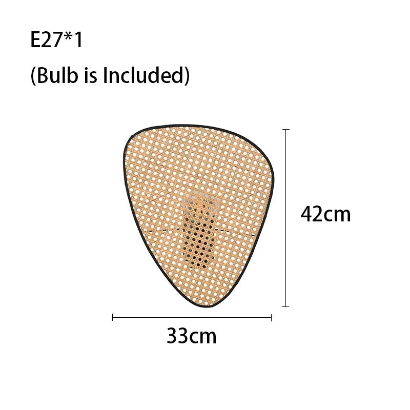 Features Rattan LED Floor Lamp For Living Room