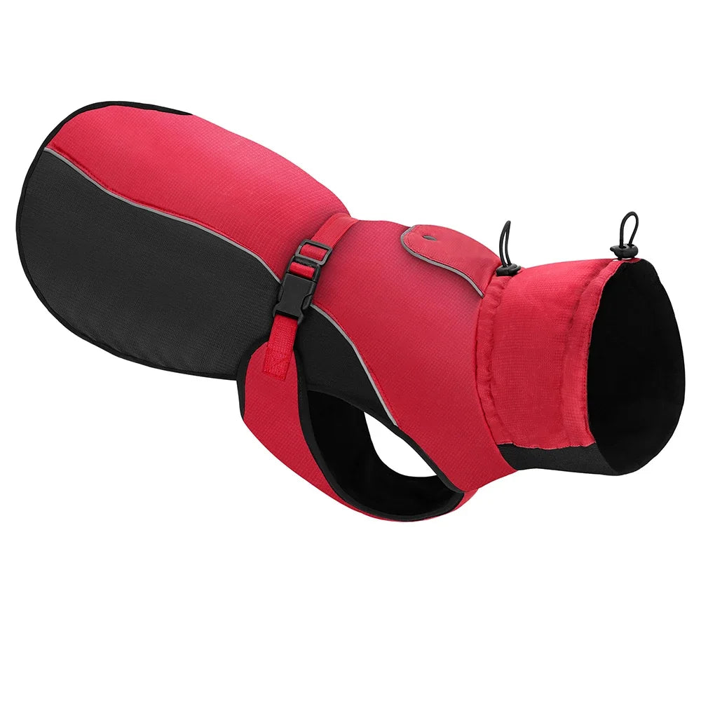 Waterproof Big Dog Coat Jacket Reflective Raincoat For Dogs
