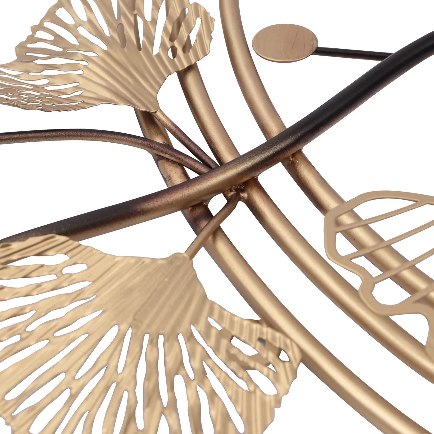 3D Ginkgo Tree Metal Wall Art Decor For Living Room