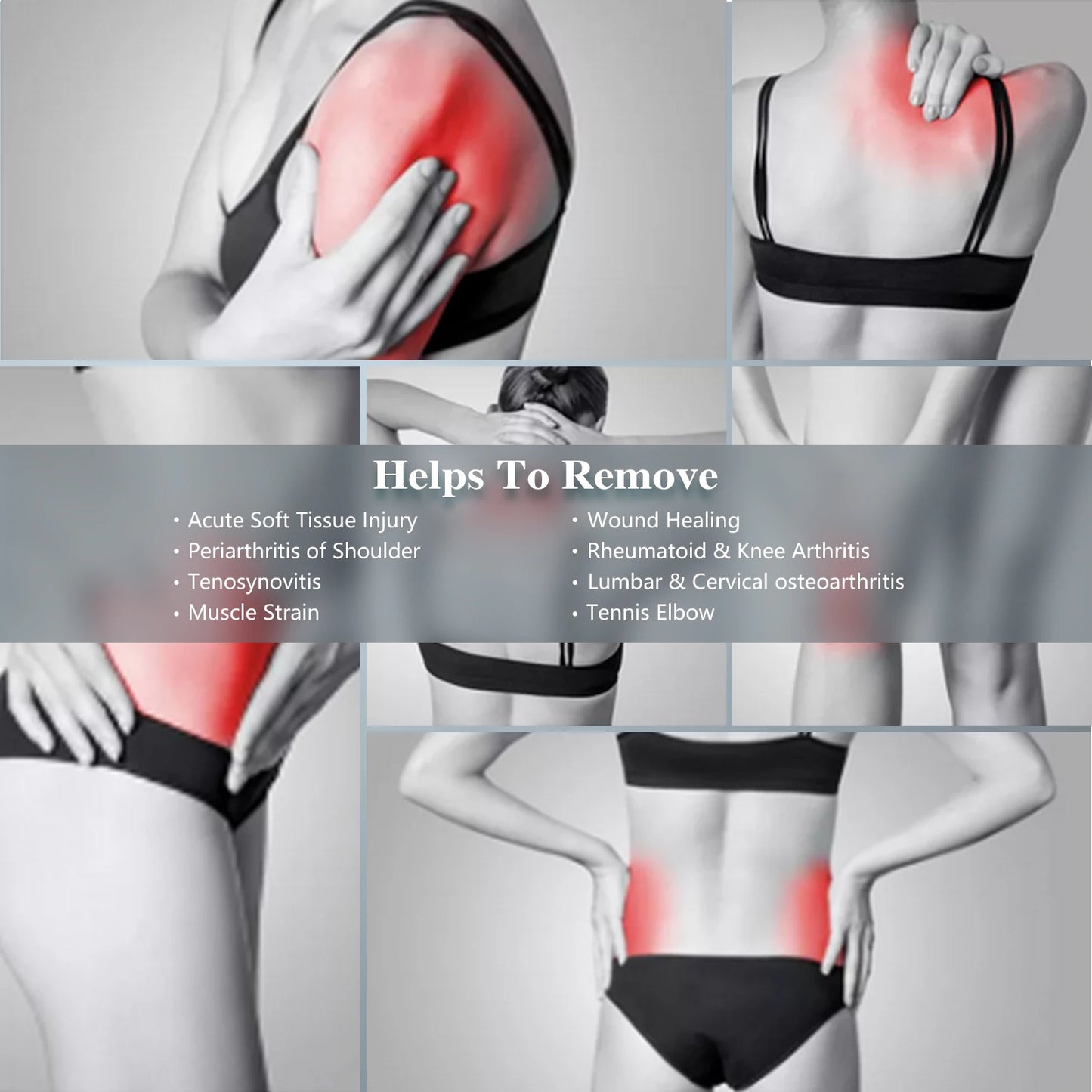 KTSDropshipping Tens Muscle Stimulator With Near Infrared EMS Therapy