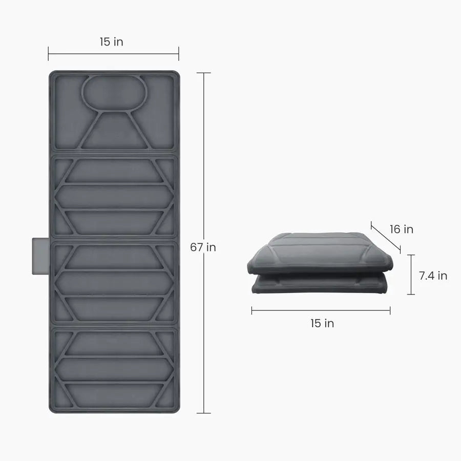 Massage Pad With Heat And Ten Motor Vibration For Relief