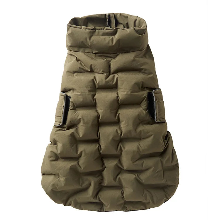 Windproof and Warm Dog Coat Comfortable and Soft Dog Jacket Cold and Wind-resistant Down-like Cotton-padded Dog Apparel