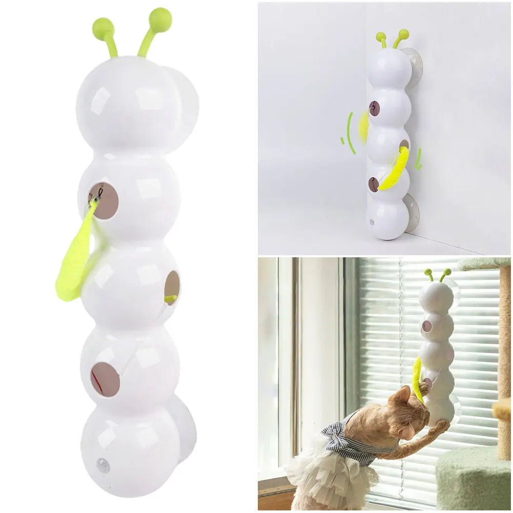 APWIKOGERCN Caterpillar Interactive Cat Toy With Tail