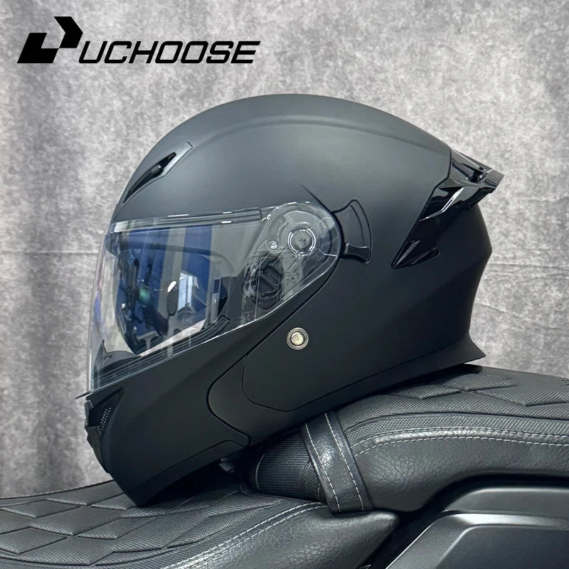 UCHOOSE DOT Motorcycle Helmet Four Seasons Off Road Modular