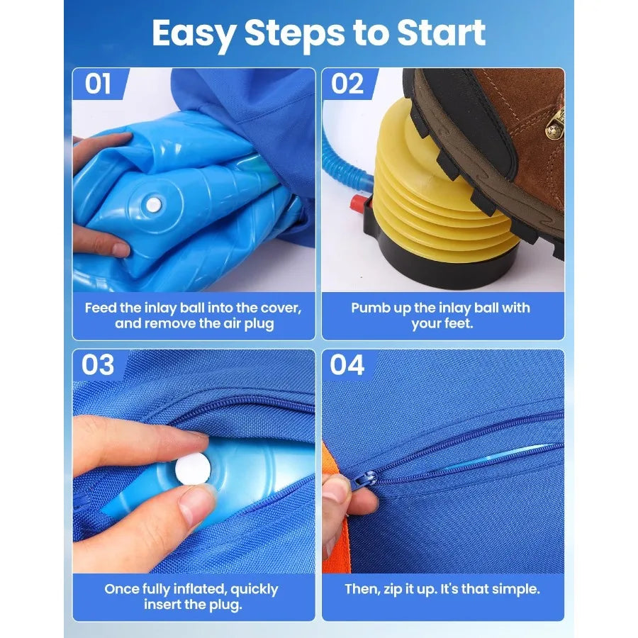 Giant Herding Ball for Dogs Inflatable Heavy Duty Ox Cover