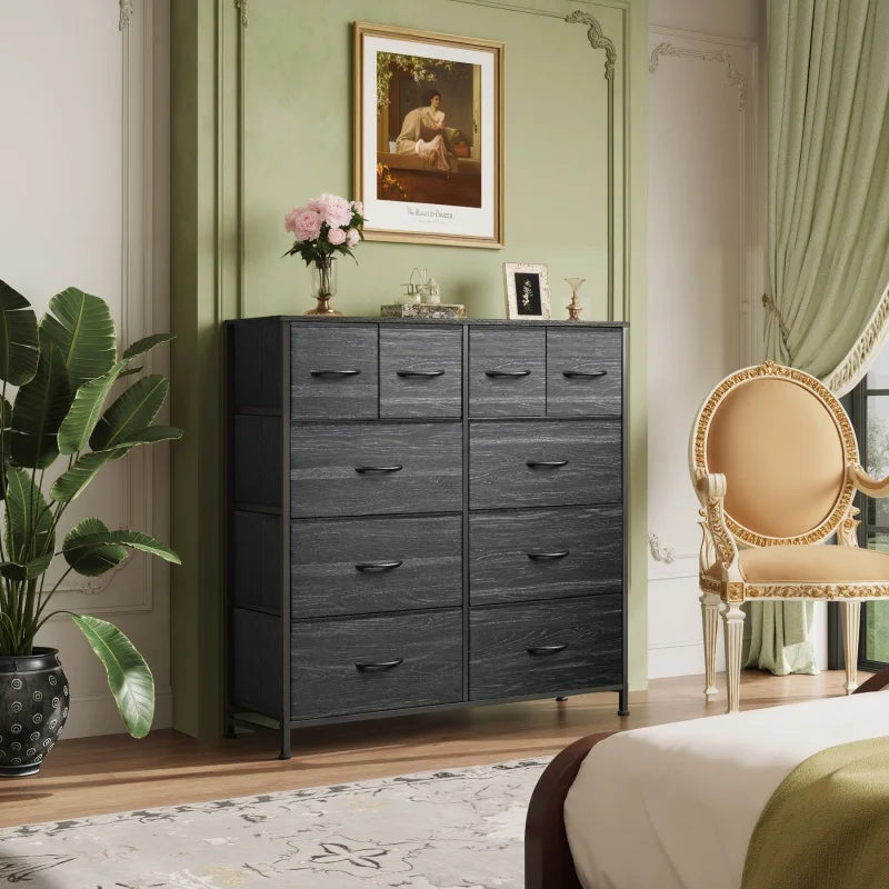 GALAXHERO Dresser With Fabric Drawers Storage Cabinet