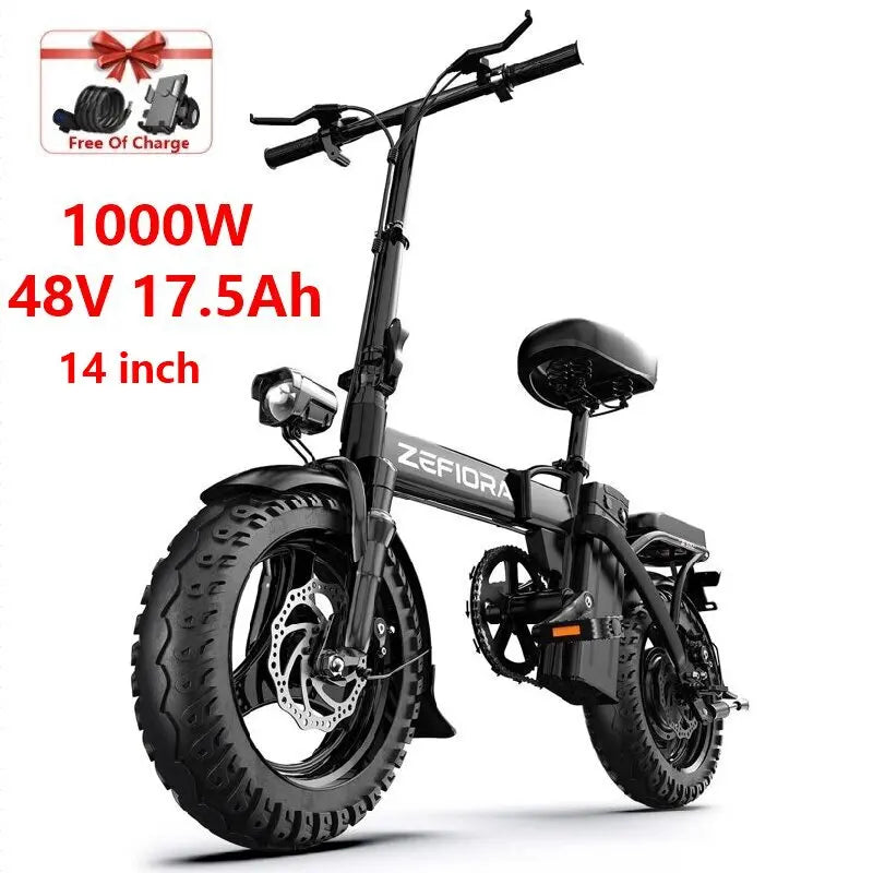 ZEFIORA V12 Electric Bike For Adults With Brushless Motor
