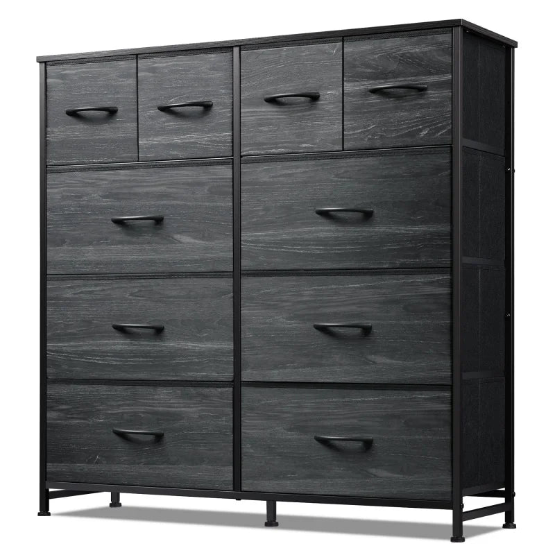 GALAXHERO Dresser With Fabric Drawers Storage Cabinet