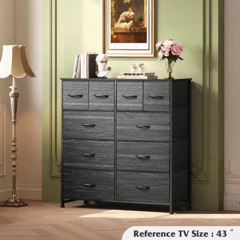 GALAXHERO Dresser With Fabric Drawers Storage Cabinet