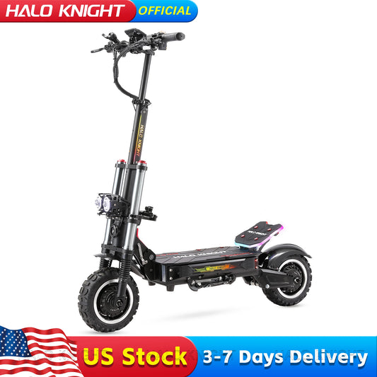 Halo Knight T107Pro Powerful 6000W Dual Motor Electric Scooter