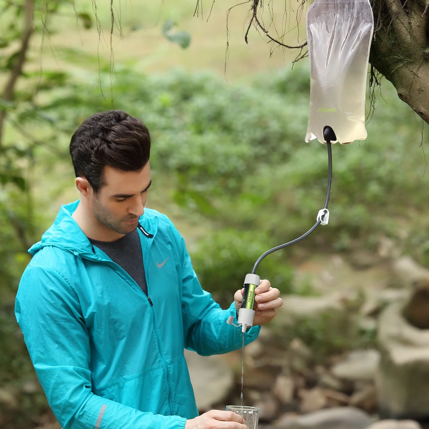 Miniwell Portable Water Purifier Straw Filter For Hiking And Survival