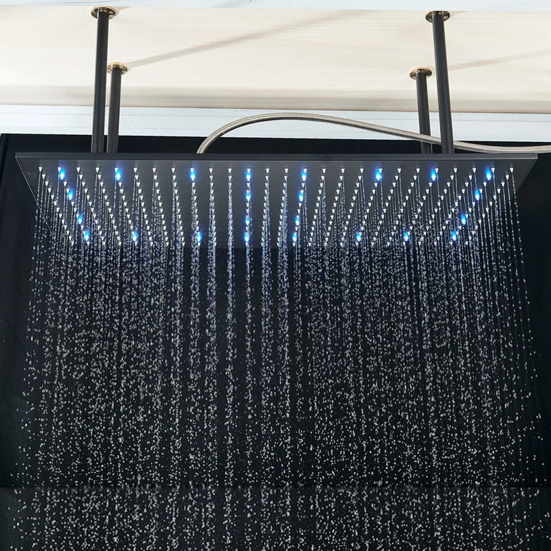 Shinesia LED Ceiling Mounted Shower System Rainfall