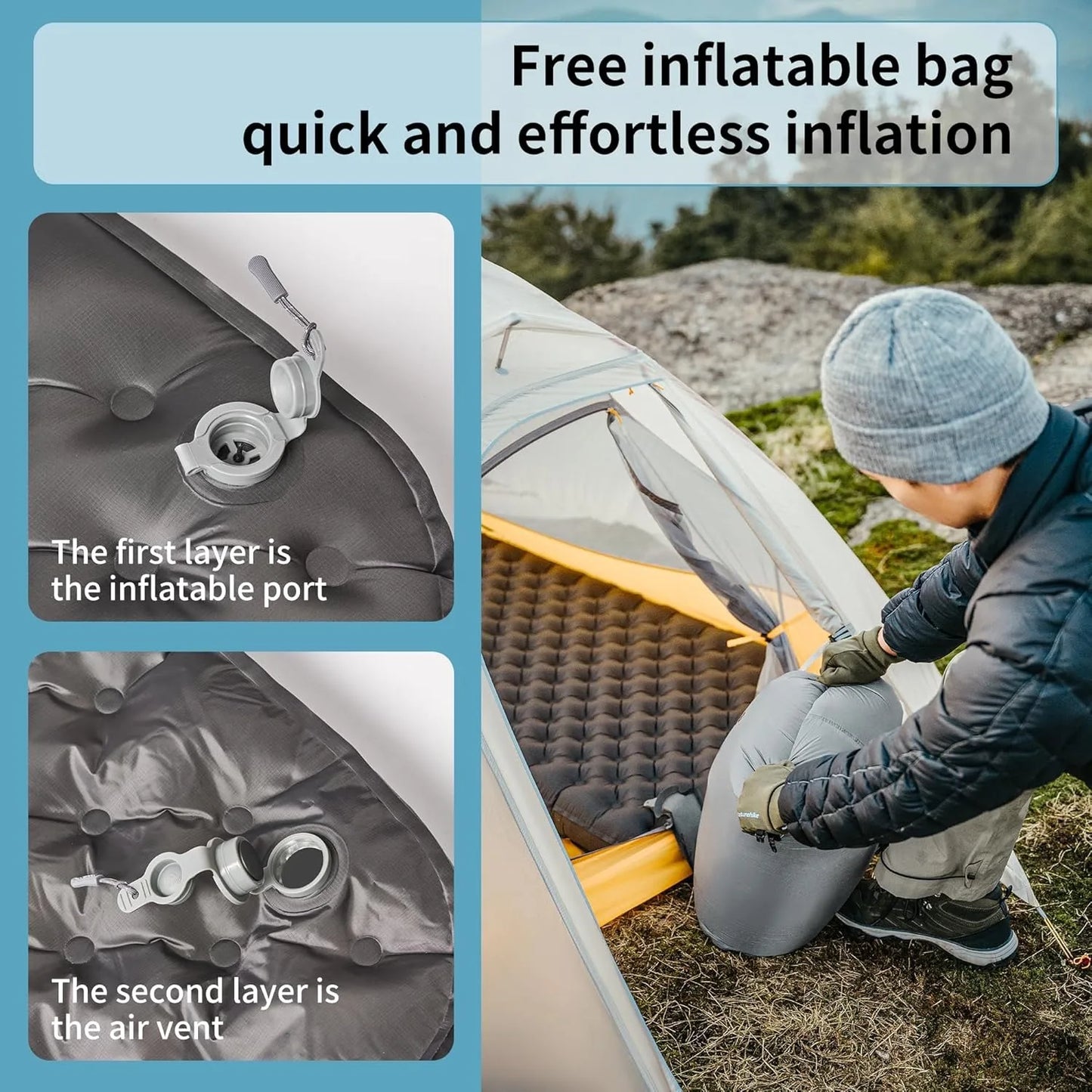 Naturehike R6.5 Ultralight Air Mattress for Camping