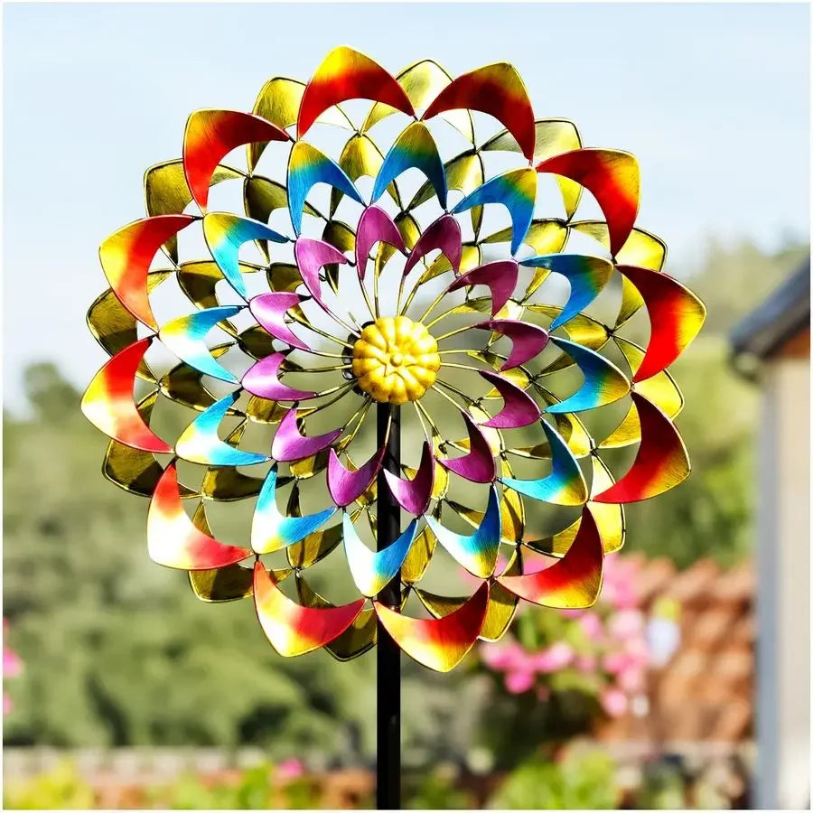 Spinners Outdoor for Yard and Garden Large, Metal Wind Spinners amp Wind Sculptures 84 inch, Birthday Gift for Women Family Gar