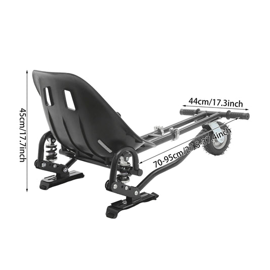Adjustable Hoverboard Seat Attachment For 100Kg Load