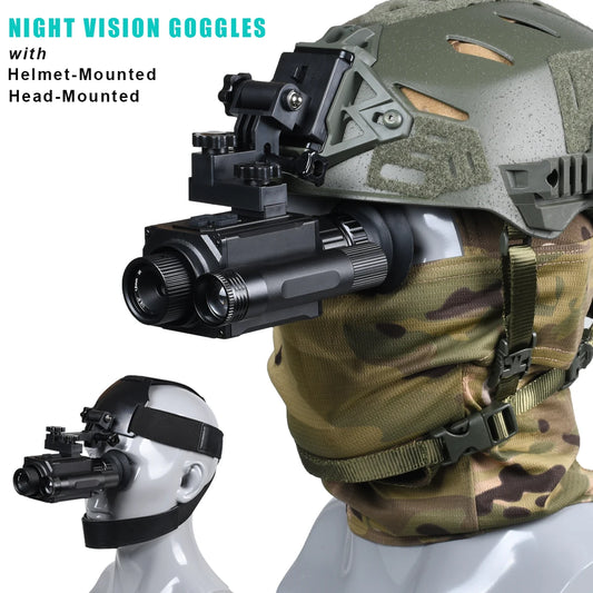 Megaorei NK006 Helmet Night Vision Monocular 5X Zoom Goggles