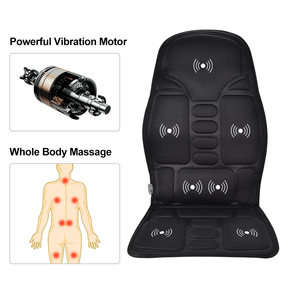Hailicare Massage Chair Pad With Electric Heating And Vibration