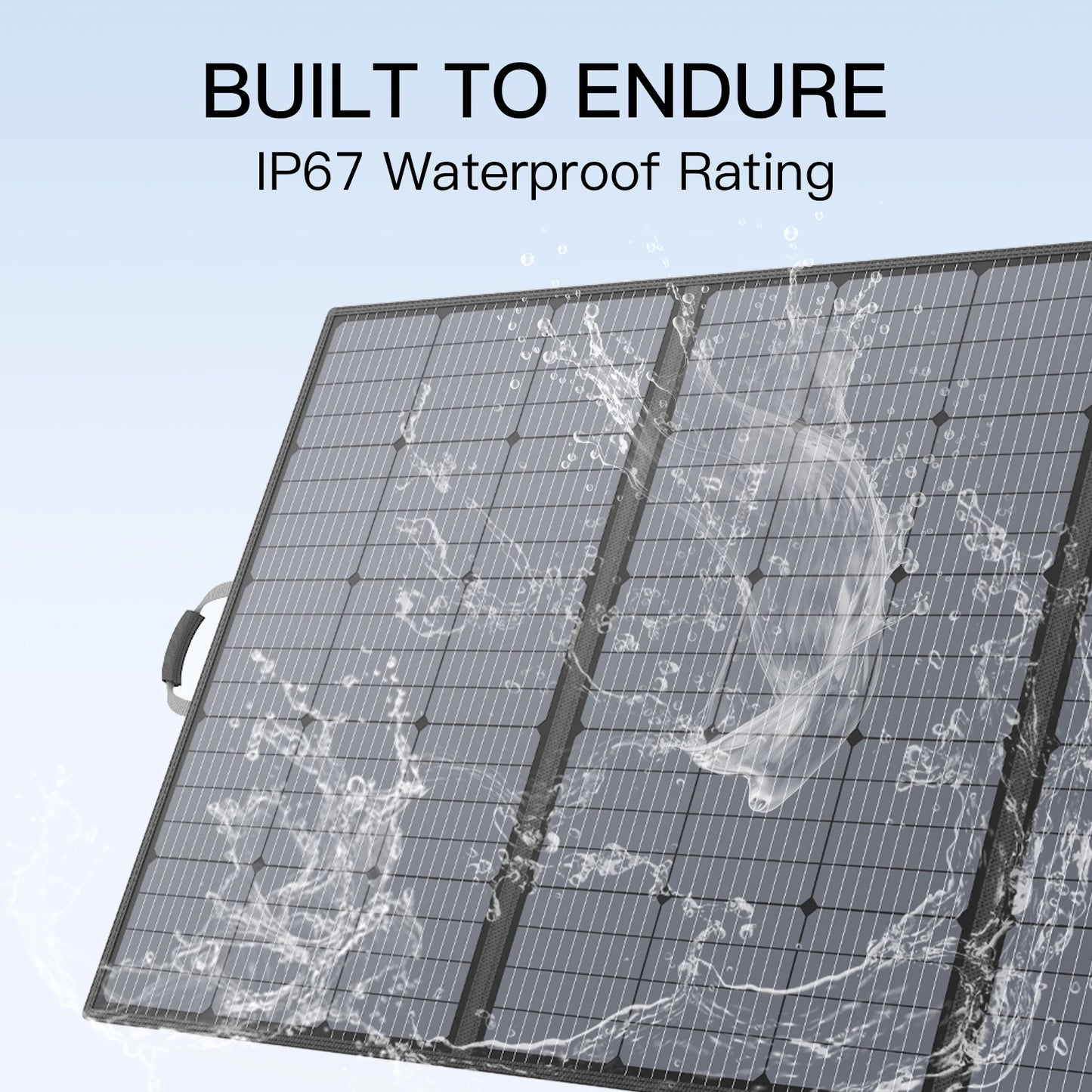 MHPOWOS 220/400W Lightweight Portable Solar Panel , Foldable Solar Panel with Kickstands for RV,Camping, Off Grid System