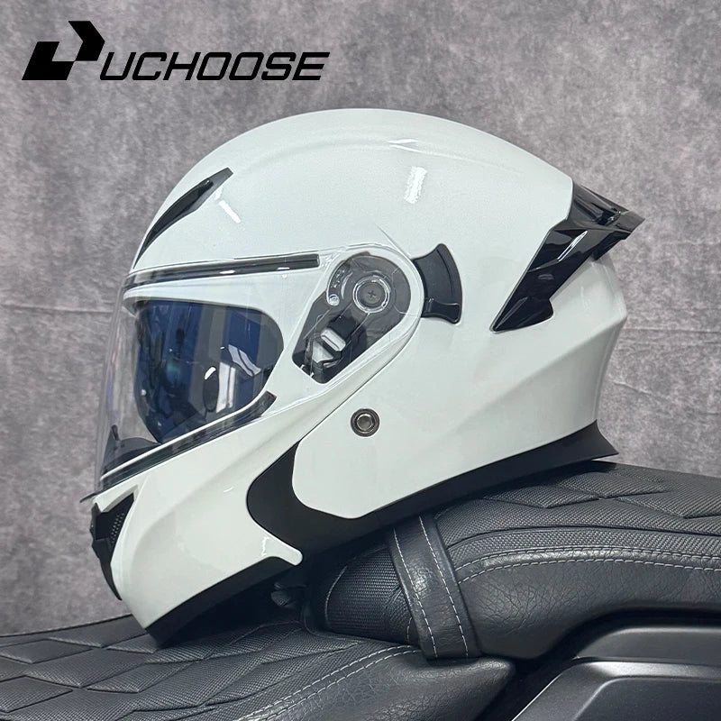 UCHOOSE DOT Motorcycle Helmet Four Seasons Off Road Modular
