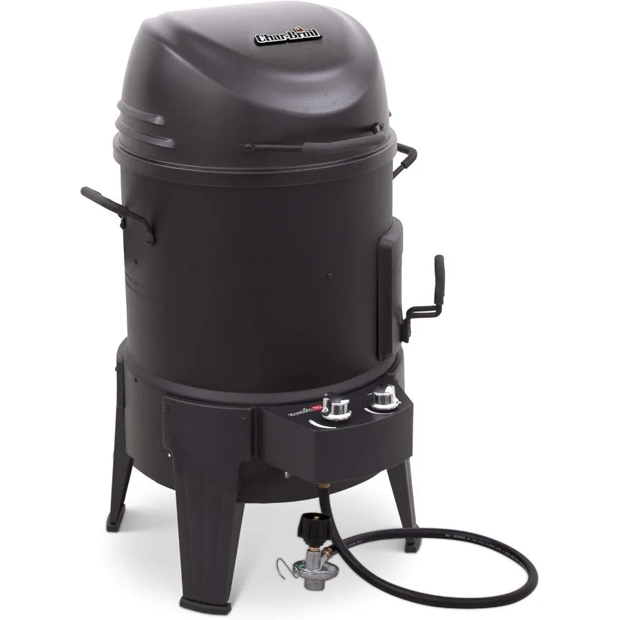 Charbroil The Big Easy TRUInfrared 3in1 Smoker Roaster Gas Grill Black 14101550