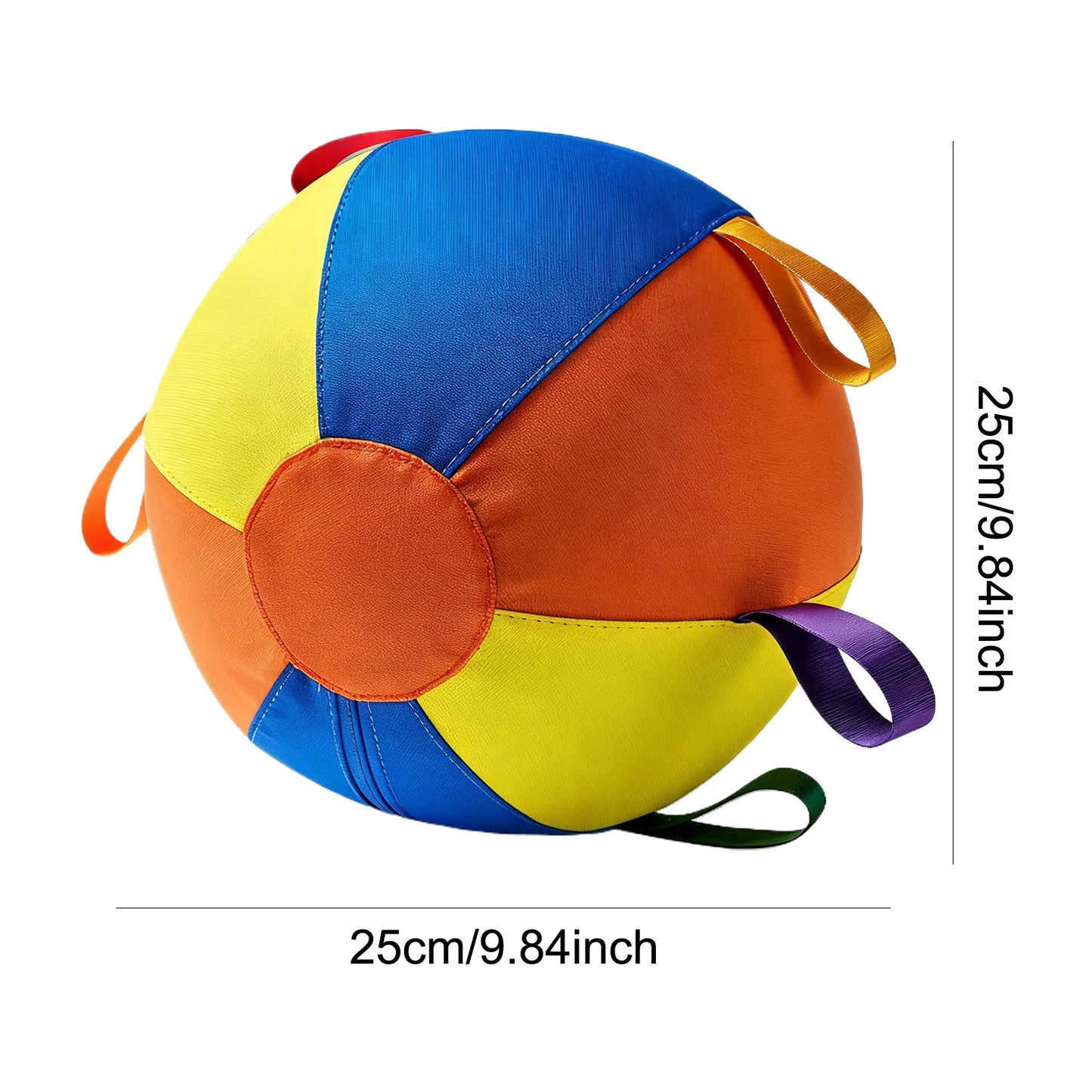 Calming Jumbo Ball with Straps Set Giant Herding Ball Inflatable Big Ball for Outdoor Pets Horse Shepherd Large Small Dog