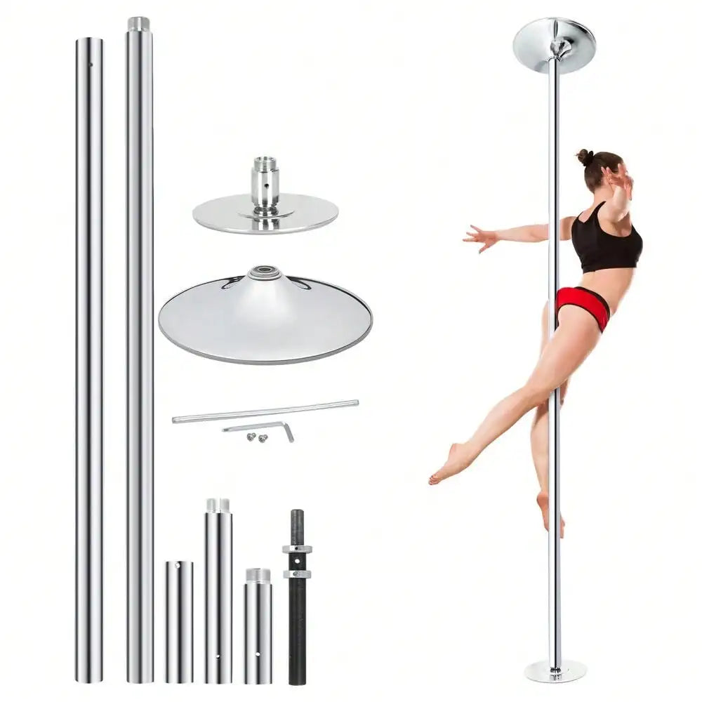 Dance Pole Kit 45mm Spinning And Static Pole For Exercise And Club