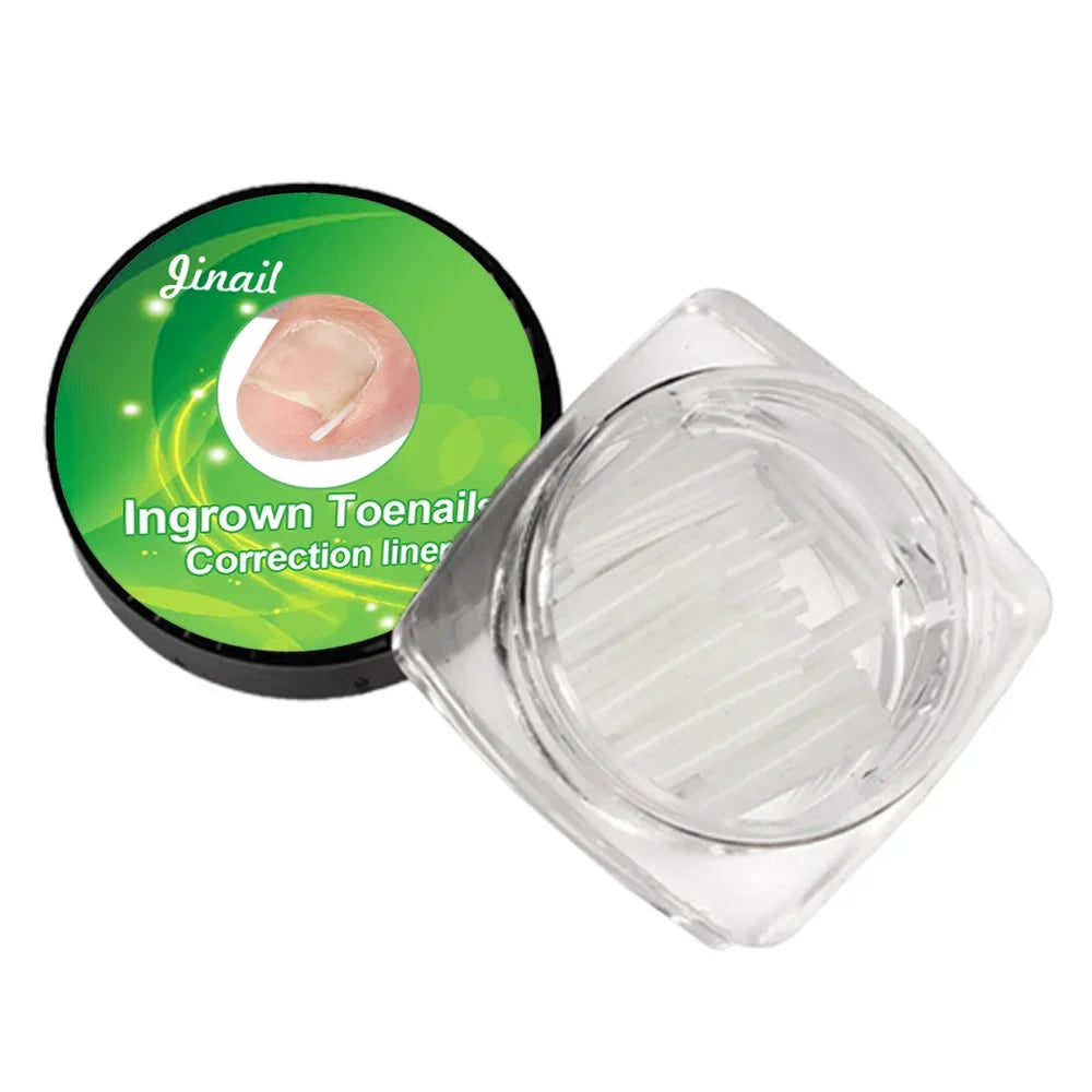 10pcs Ingrown Toenail Correction Tool Ingrown Toe Nail Treatment Elastic Patch Sticker Straightening Clip Brace Pedicure Tool