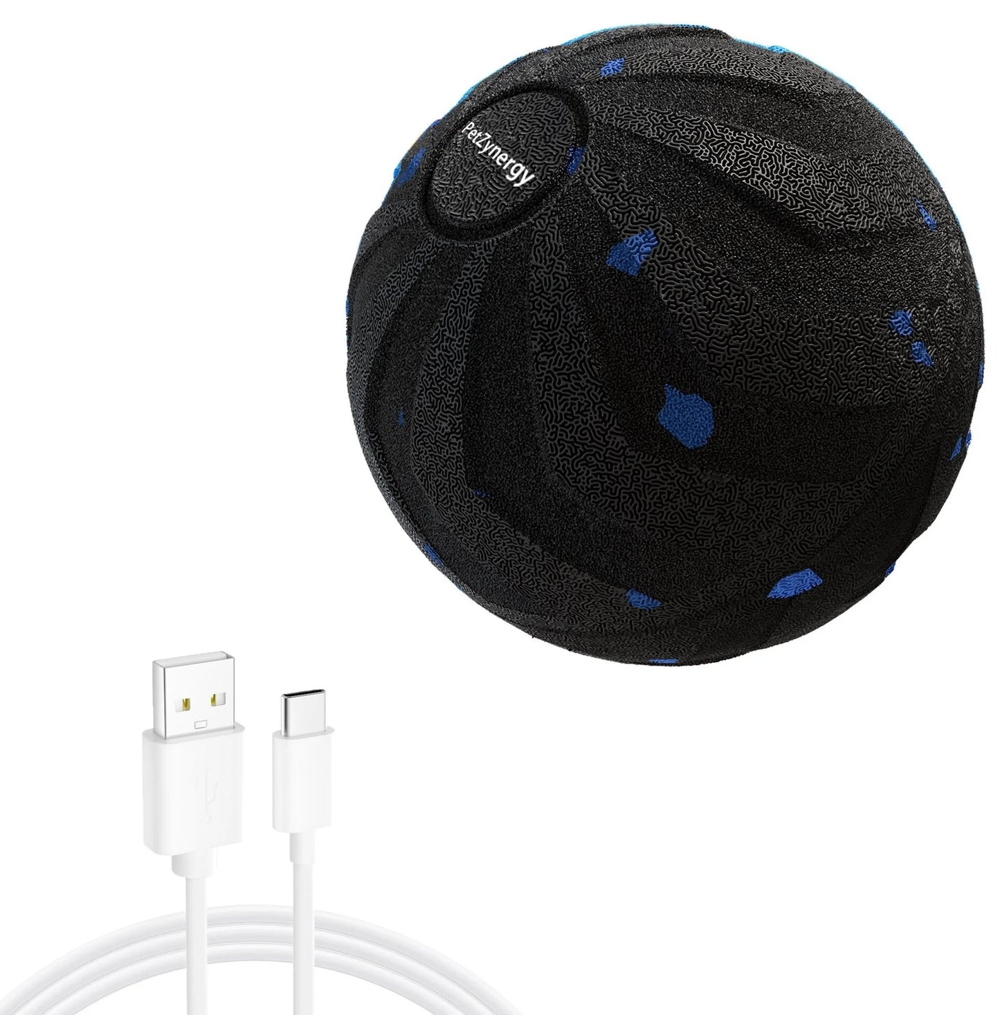 Interactive Dog Toy Ball E-TPU Material Random Bouncing And Spinning Smart Motion Ball For Dogs Self Play Chew Resistant Toy