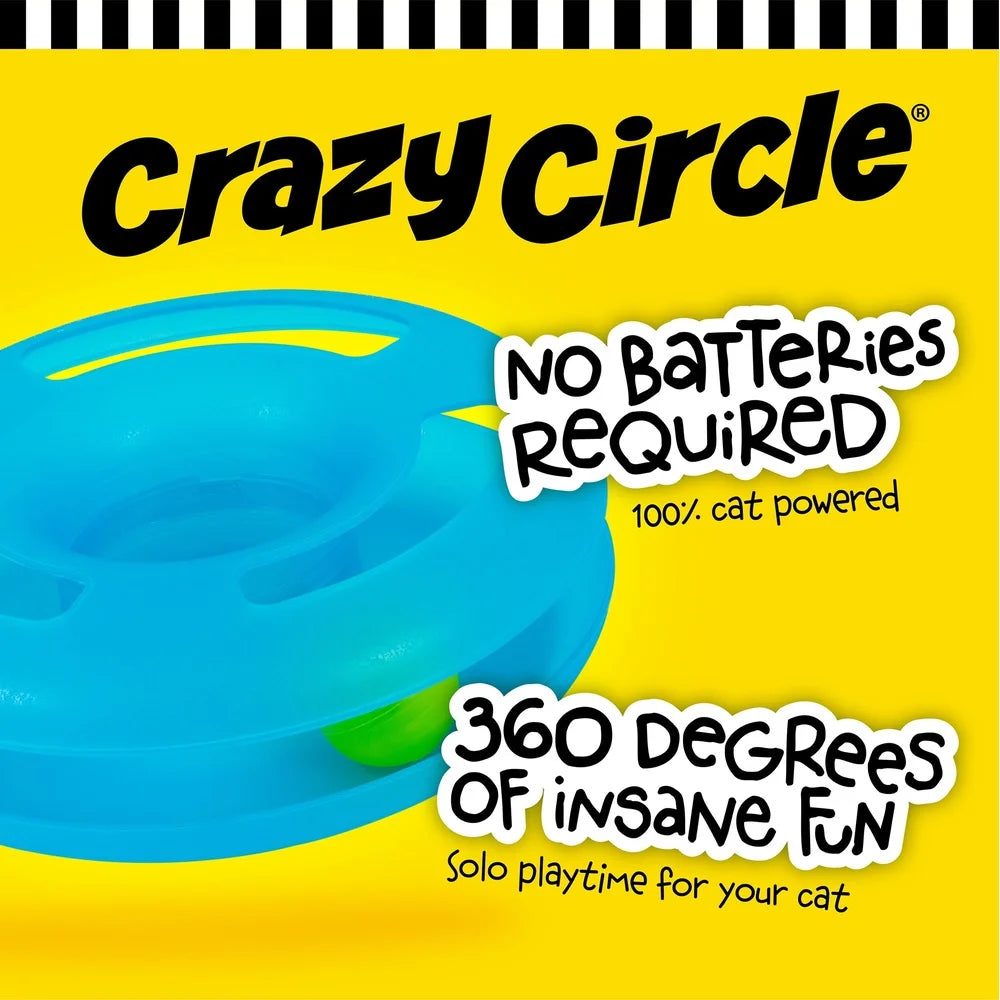 Crazy Circle Cat Toy For Interactive And Solo Play