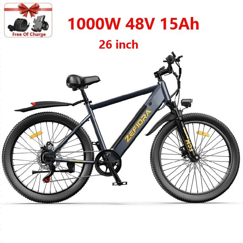 ZEFIORA V12 Electric Bike For Adults With Brushless Motor