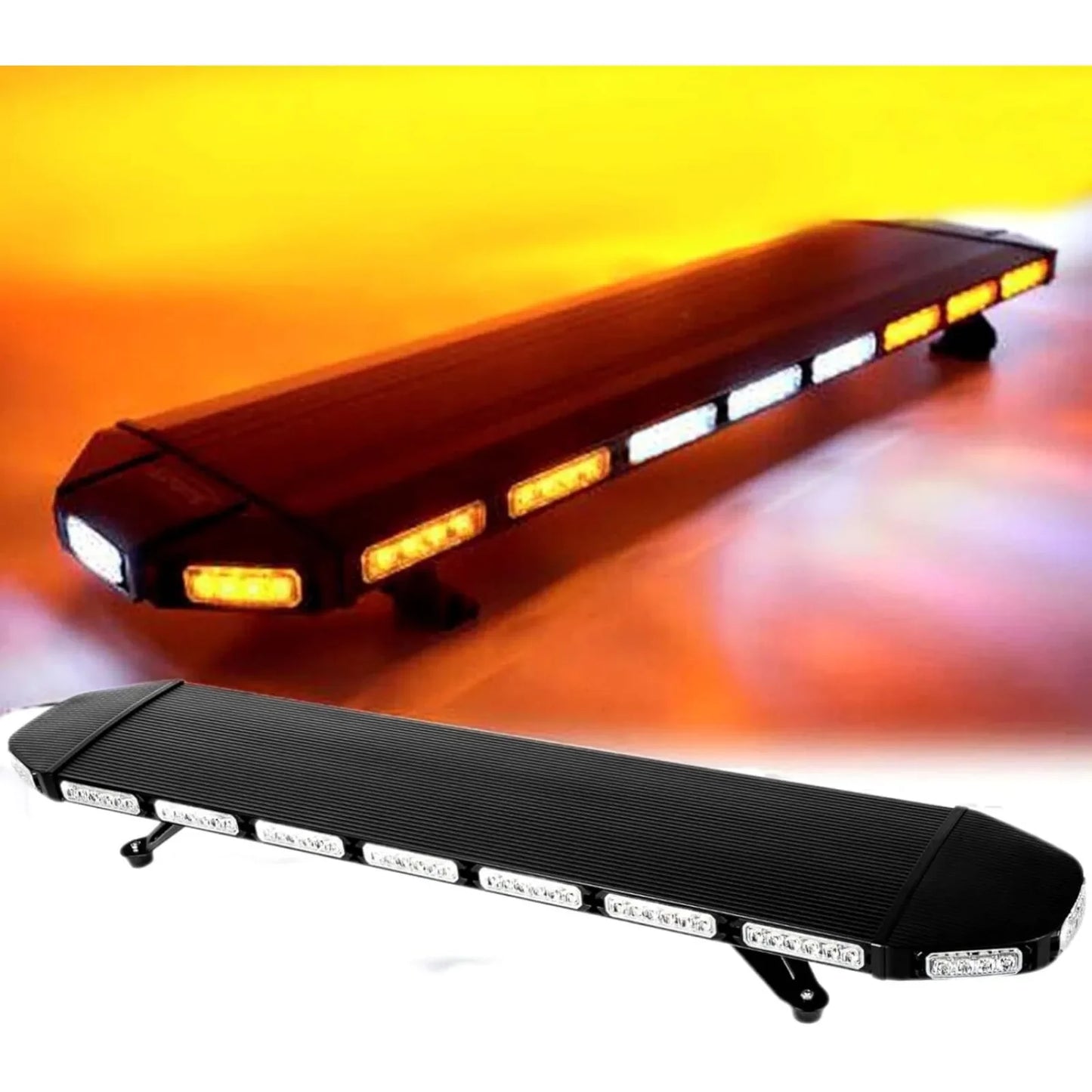 108 LED Strobe Light Bar Emergency Beacon Waterproof for Tow Trucks