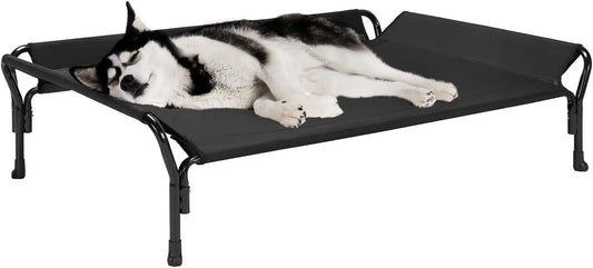 Veehoo Elevated Dog Bed Guardrail And Slope Headrest
