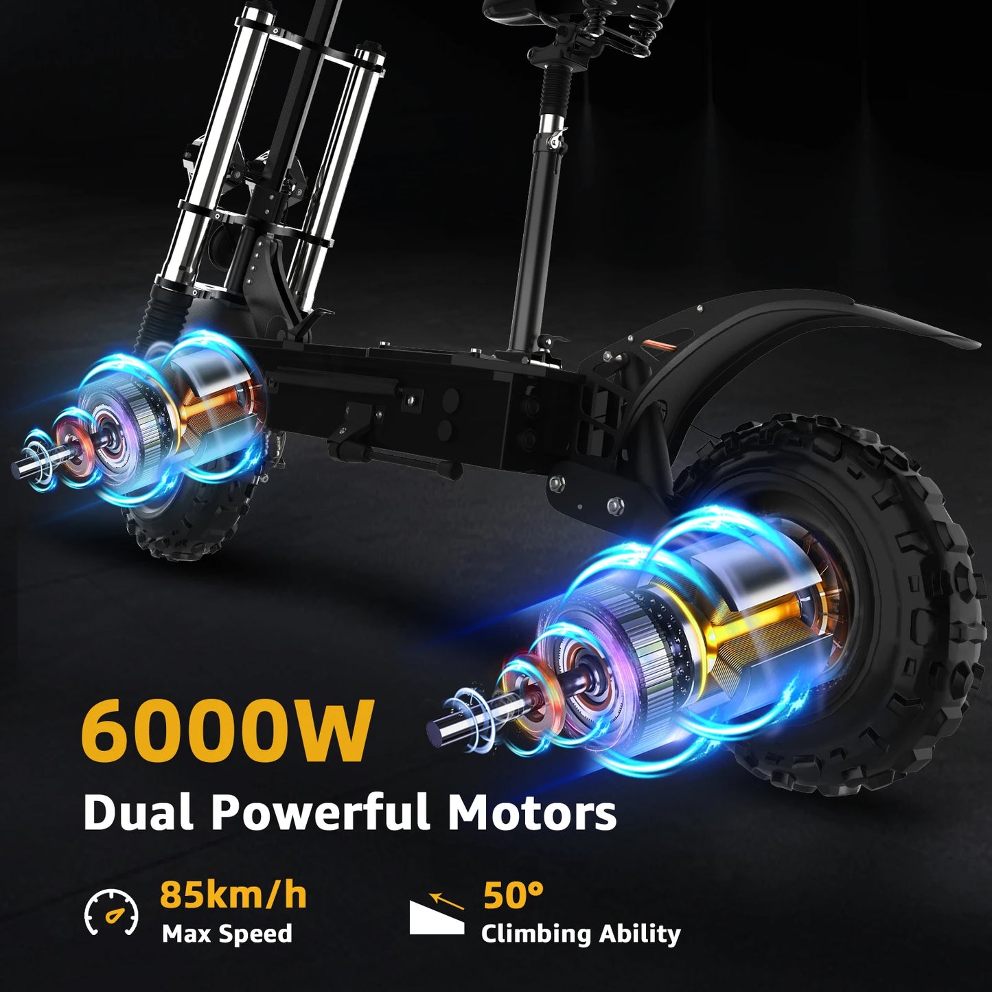 Jueshuai Outdoor Dual Motor Electric Scooter For Adults