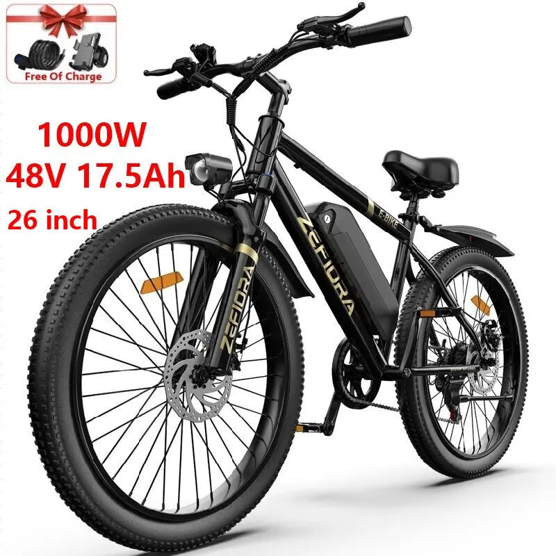 ZEFIORA V12 Electric Bike For Adults With Brushless Motor