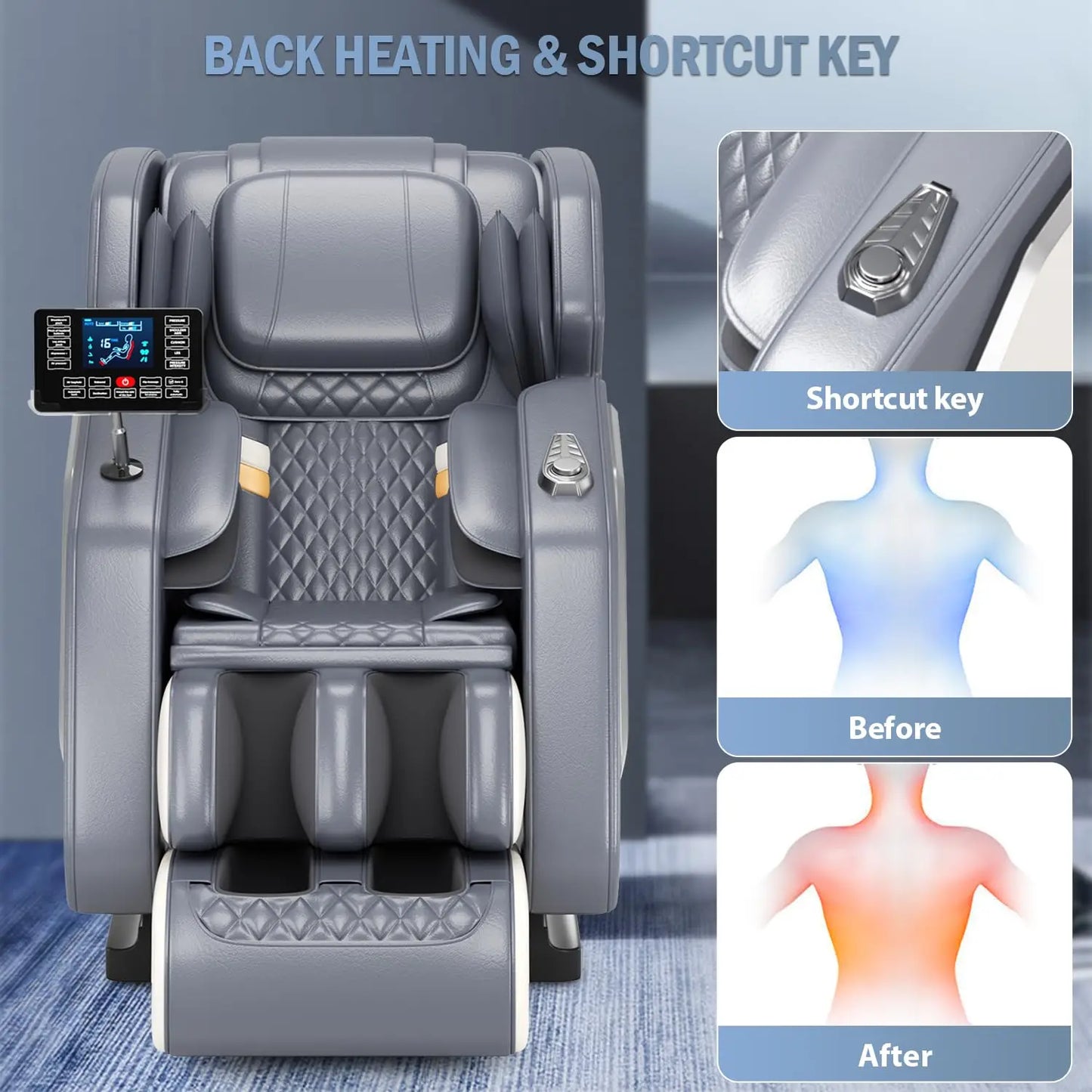 Full Body Massage Chair With Zero Gravity Recline And Heating