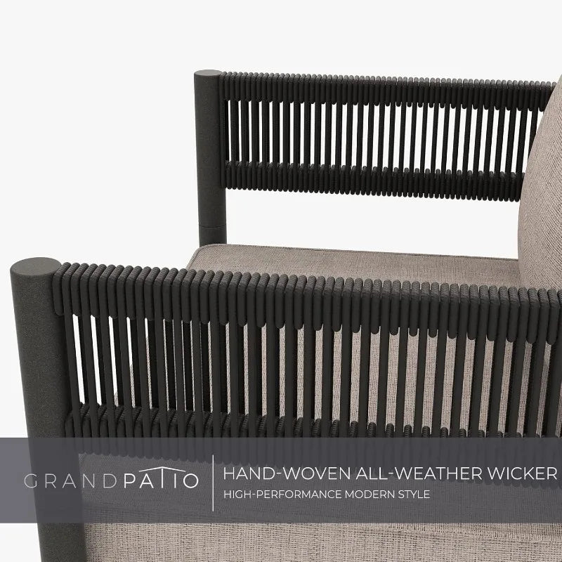 Outdoor Furniture Set With Cushions And Coffee Table For Patio