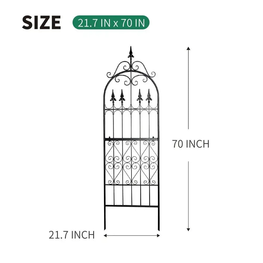 Trellis 70H x 21.7W for Climbing Plants Heavy Duty Garden Trellises Metal Iron Wire Vine Flower Trellis for Rustproof Outdoor C