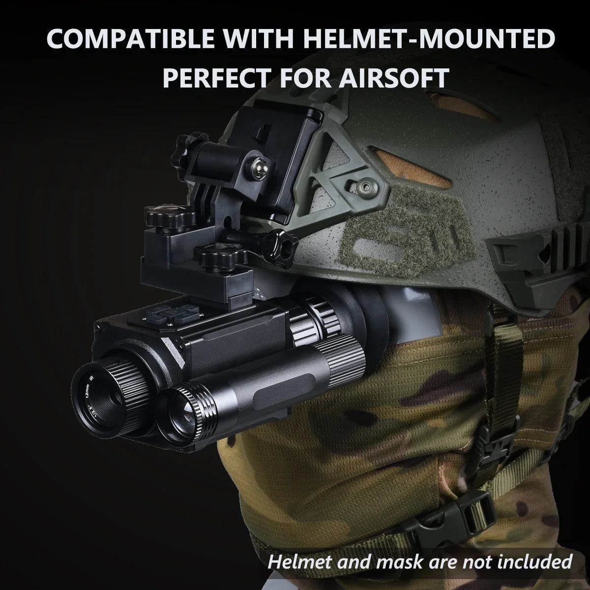 Megaorei NK006 Helmet Night Vision Monocular 5X Zoom Goggles
