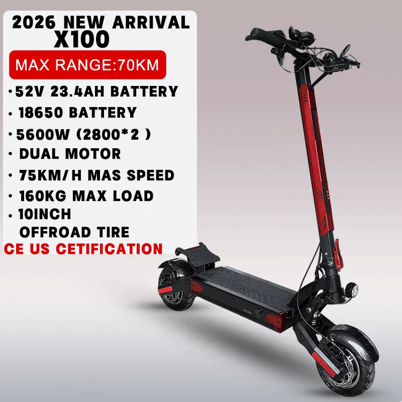 Jueshuai Outdoor Dual Motor Electric Scooter For Adults
