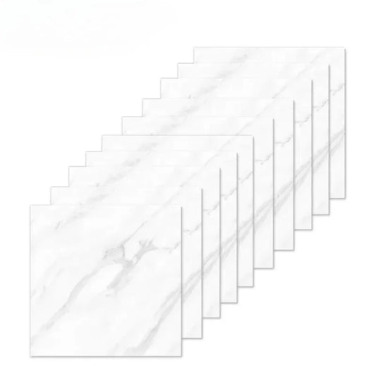 10-40PCS Imitation Marble 3D Ceramic Tile Wall Renovation Decoration Sticker Waterproof Self-adhesive Home Floor Sticker
