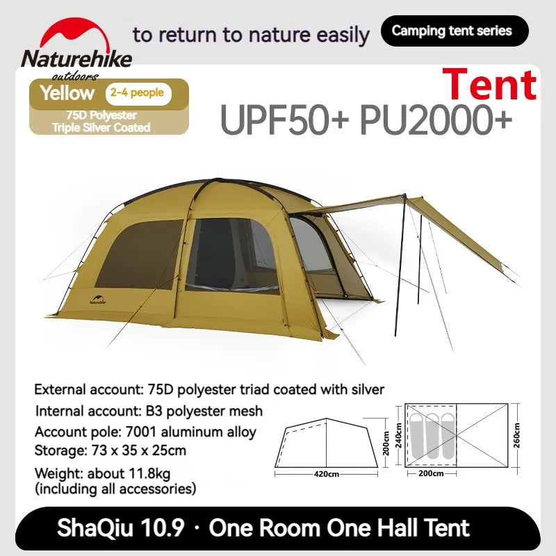 Naturehike Dunes Dome Tent 4-Season Waterproof Outdoor