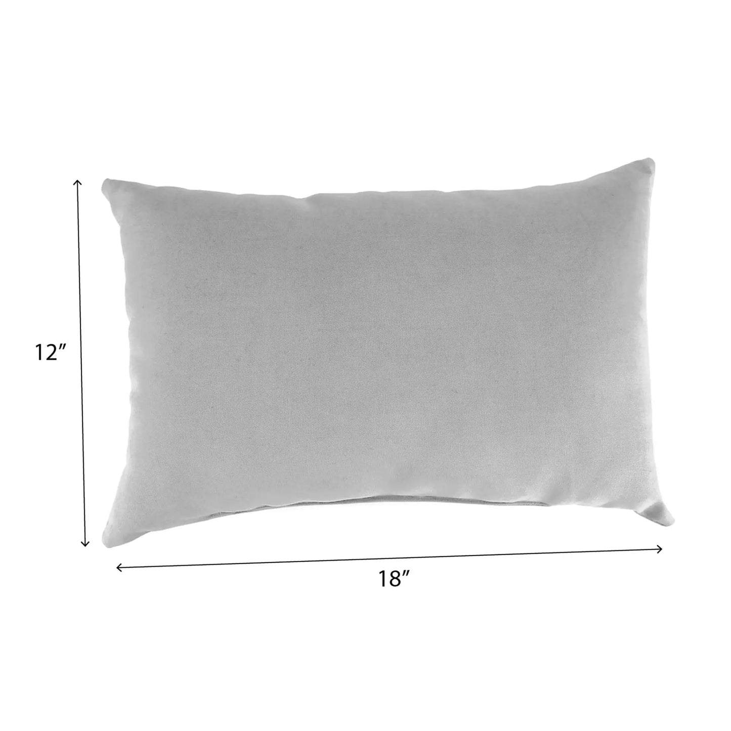 Outdoor Lumbar Pillow Set 2 Pack Waterproof Cushions for Patio