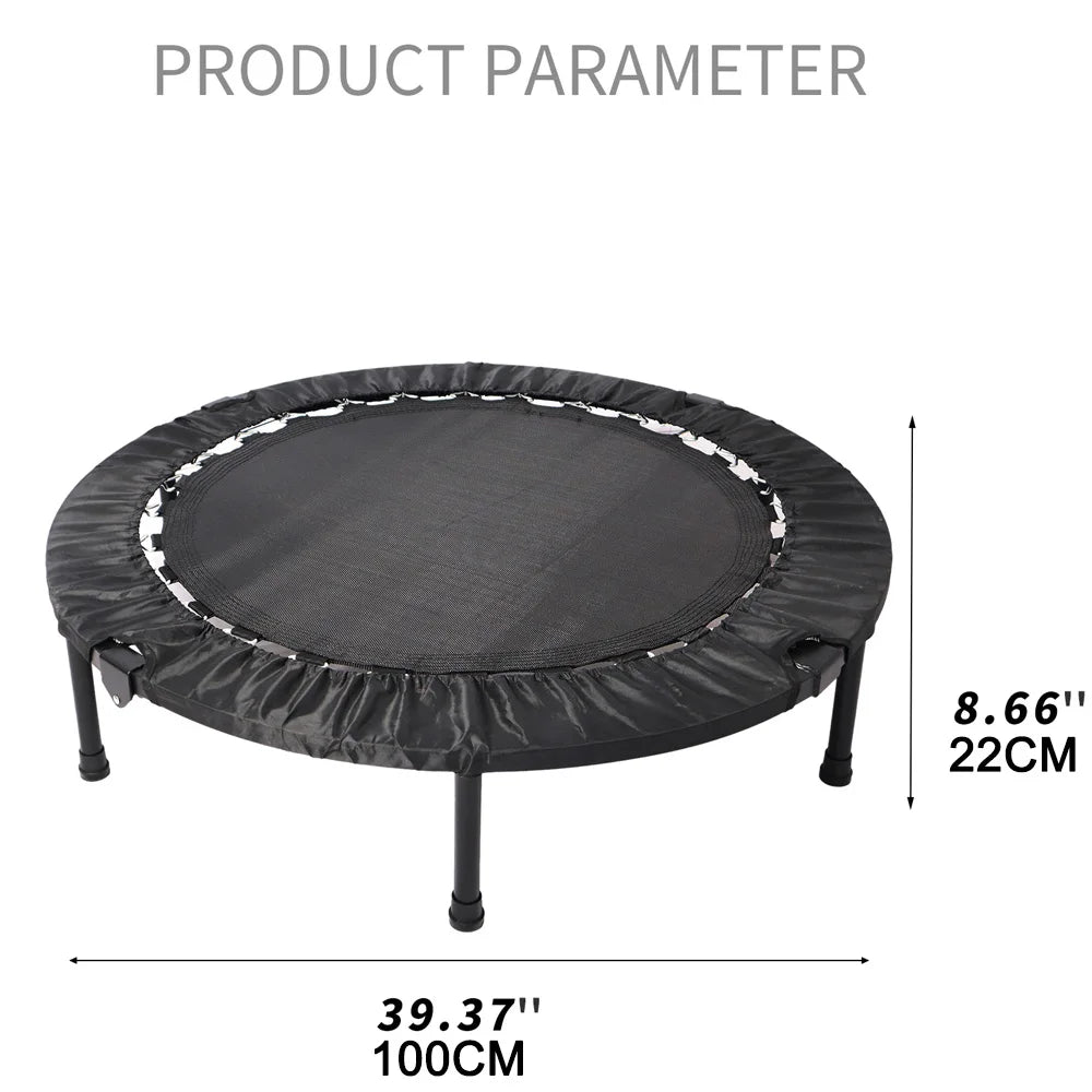 NONED Foldable Mini Exercise Trampoline Rebounder for Home Workout