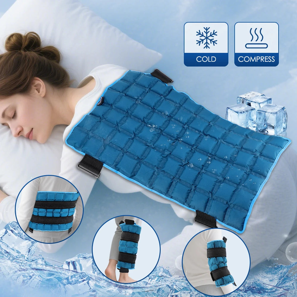 Reusable Ice Pack for Shoulder and Knee Self Absorbent Cover