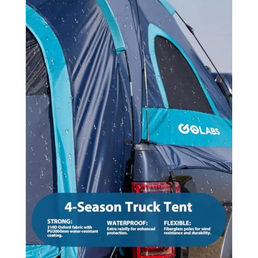 Truck Bed Tent for Two-Person Portable Waterproof Durable
