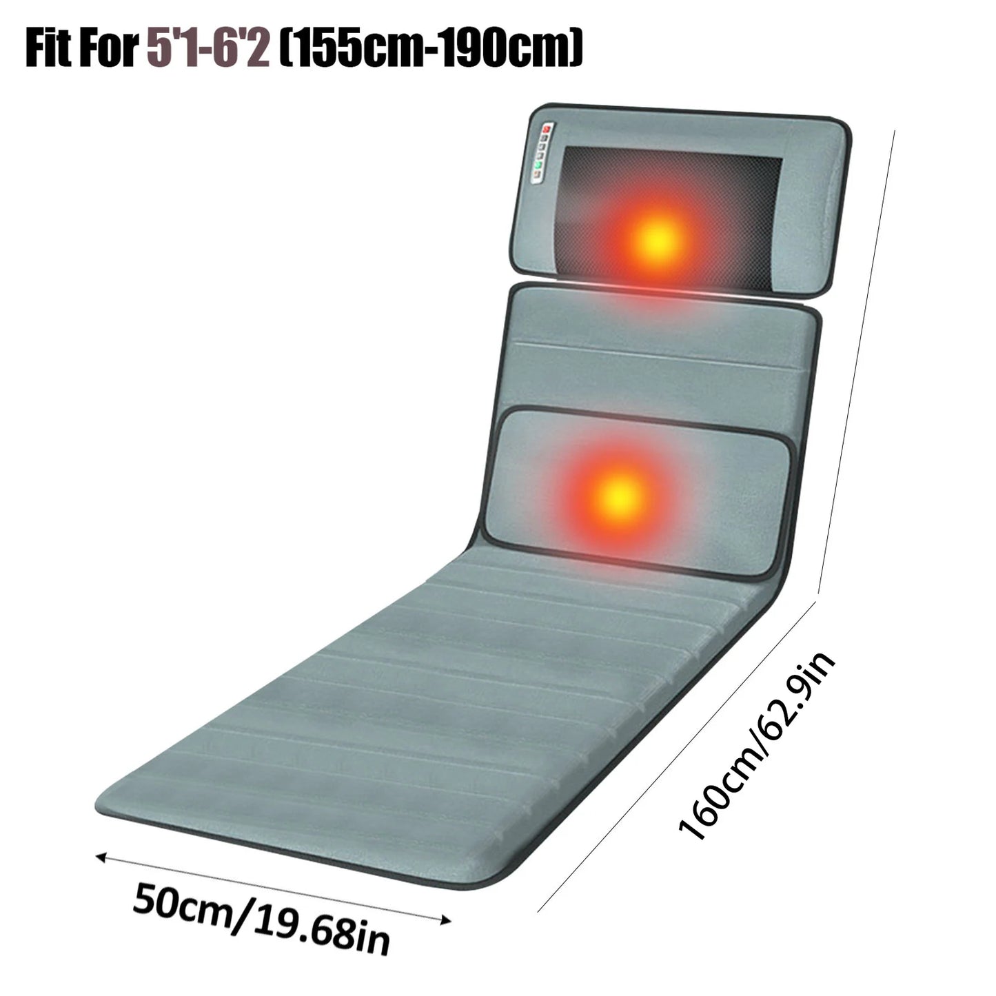 Full Body Massage Mat Lightweight Electric Vibrating Massager