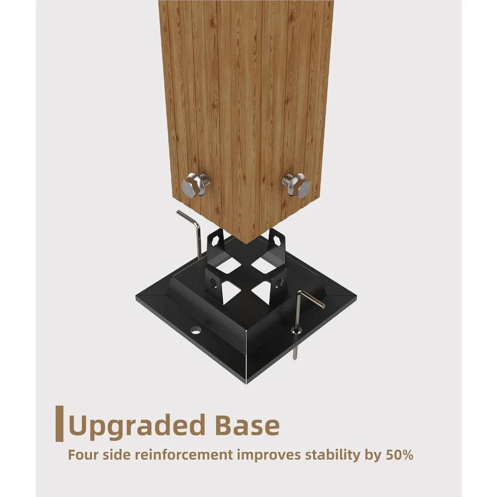 Aluminum Faux Wood Outdoor Pergola With Retractable Canopy