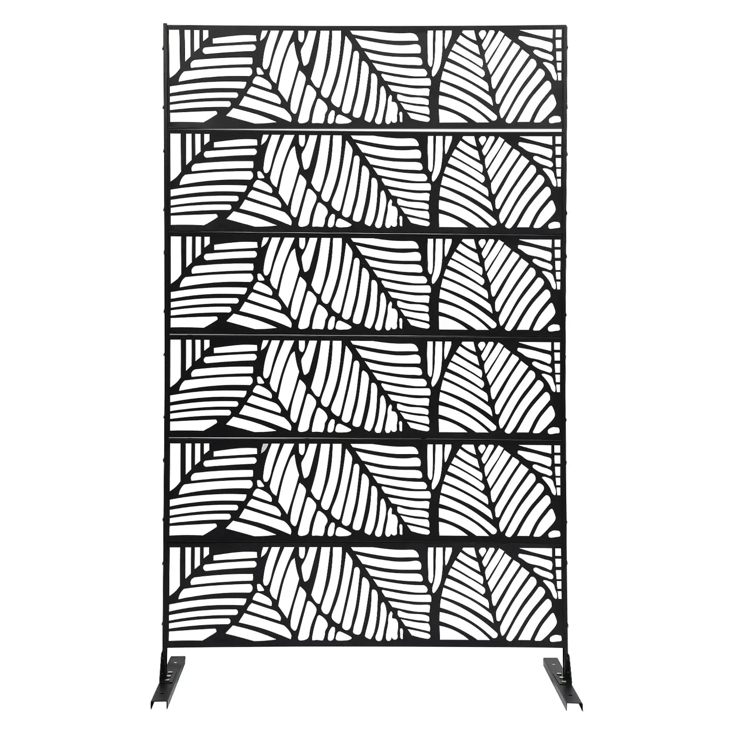 Outdoor Metal Privacy Screen Freestanding Room Divider Panels Removable