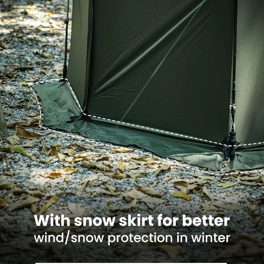 Hammock Hot Tent With Stove Jack For Cold Weather Camping